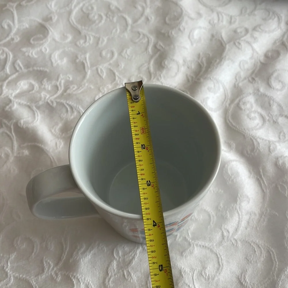 Crate & Barrel S floral coffee tea mug